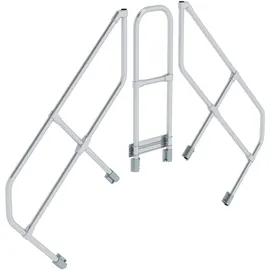 MUNK zweiter Handlauf für Überstieg 45° 4 Stufen