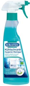 Dr. Beckmann Kühlschrank Hygienereiniger, Kühlschrankreiniger zur hygienischen Reinigung und Neutralisation von Gerüchen, 250 ml - Sprühflasche