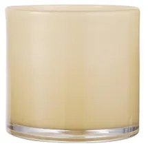 ib laursen Topf Venecia durchgefärbtes Glas, Höhe 12, Ø 12 cm, gelb