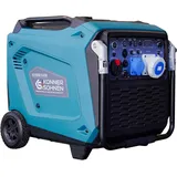 Könner & Söhnen Stromerzeuger KS 9500iE S ATSR, (Benzin-Inverter-Stromerzeuger Set, 1-tlg., Schallschutzgehäuse mit 2 Fernbedienungen, Rädern und CEE-Steckdosen), 9,5 kW Höchstleistung, ATS-Anschluss & reine Sinuswelle