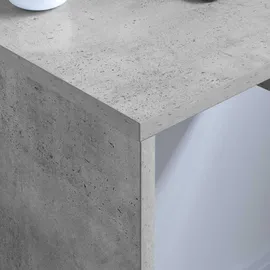 vidaXL Wandtisch Beton 60 x 45 x 30 cm grau