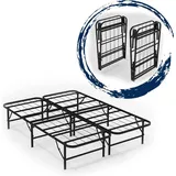 Topanbieter999 Gästebett faltbar Klappbett 80x200 mit Matratze 90x200 / 140x200cm Bettgestell klappbar schwarz