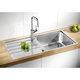 Blanco Lemis XL 6 S-IF edelstahl bürstfinish + Excenterbetätigung