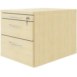 fm Büromöbel Schubladen Rollcontainer beige, 43.4x40x60 cm