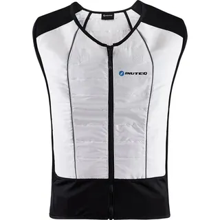 INUTEQ Bodycool Hybrid 2in1, Kühl-Weste - Weiß/Schwarz / XXL