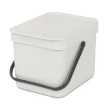 Brabantia Sort & Go Abfallbehälter 6 l light grey