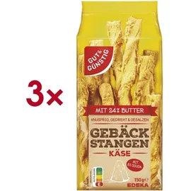 Gut&Günstig Gebäckstangen Käse Gebäck 150,0 g, 1 St.