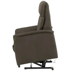 Nils Olsen Fernsehsessel Agda Mikrofaser 87 x 106 x 85 cm Braun elektrisch