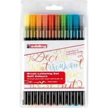 edding 1340 Brushpen sanfte Farben VE=10 Farben