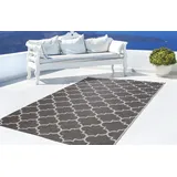Lalee Sunset 604 Outdoor-Teppich 80 x 230 cm Grau