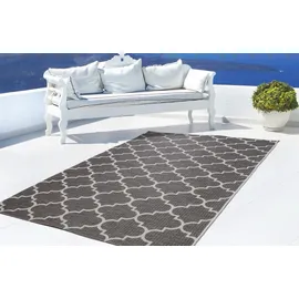 Lalee Sunset 604 Outdoor-Teppich 80 x 230 cm Grau