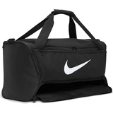 Nike Brasilia 9.5, Durchschnittliche Trainingsbeutel, Schwarz/Schwarz/Weiß, 60Lt, Unisex Erwachsener