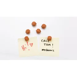 ALLboards Polyeder Magnet braun, Kork 1,5 x 1,5 cm 5905481600105 ALLboards 6 Stück
