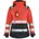 Blaklader 490419875599XXL Shell Jacke High Vis Rot/Schwarz Größe XXL