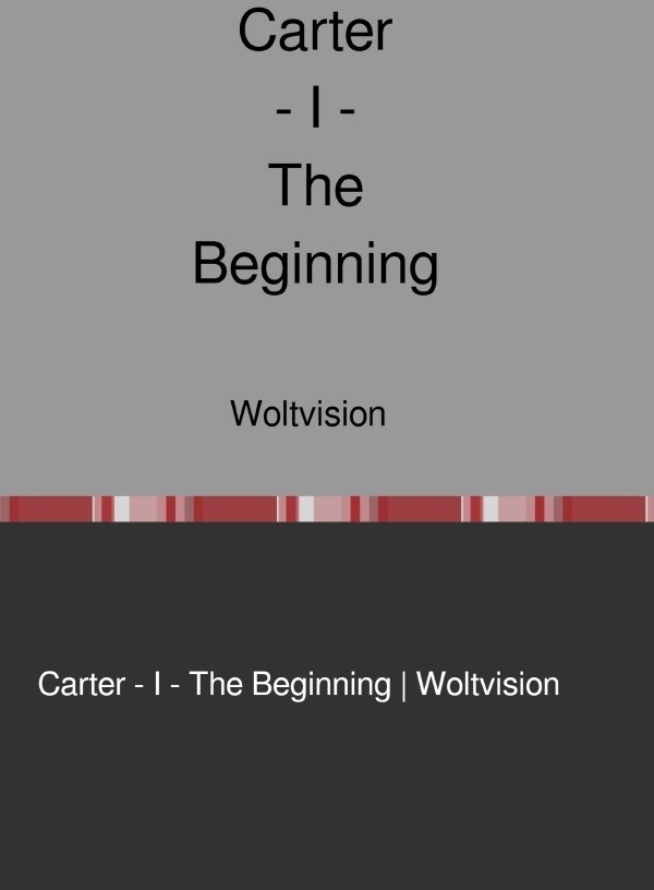 Carter Series / Carter - I - The Beginning - Wolt Vision  Kartoniert (TB)
