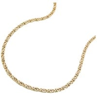 Schmuck Krone Goldkette 1,2mm S-Panzer Kette, 585 Gelbgold, 45cm, Gold 585 goldfarben