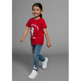 Kidsworld T-Shirt in rot | Gr.: 104/110