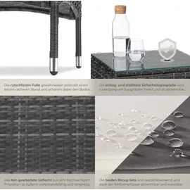 Tectake tectake® Rattanset Luzern für 2 Personen