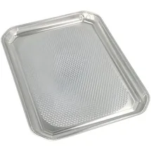 Papstar Starpak 3 Servierplatten, Alu eckig 35 cm
