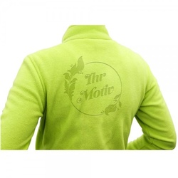 Männer Fleecejacke mit individueller Gravur (Gravurmaß 25x25 cm) Textstempel
