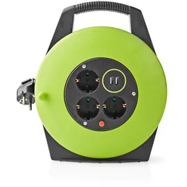 Nedis Kabelrolle | PECCR10UFGN | Grün