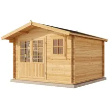 Alpholz Roger-3 Satteldach 3,70 x 4,10 m Braun