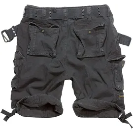 Brandit Textil Savage Vintage Kurze Hose Black 6XL