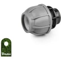 Bradas PE-Rohrverbinder 25mm mit Innengewinde 3/4"