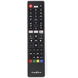 Nedis TVRC45TCBK, TV, IR Wireless, Drucktasten, Schwarz