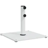vidaXL Schirmständer Stahl 17 kg Weiß