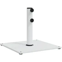 vidaXL Schirmständer Stahl 17 kg Weiß