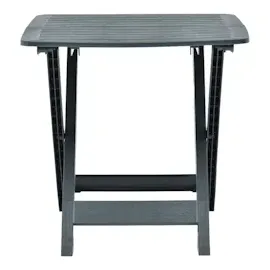 vidaXL Gartentisch Klappbar Grün 79x72x70 cm Kunststoff