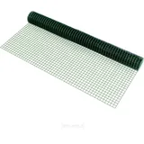 pro.tec [pro.tec] Drahtgitter (4-Eck)(1m x 5m)(grün) Schweißgitter Volierendraht Maschendraht Zaun
