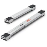 VEVOR 2er-Set Möbelroller 701,04x38,1mm Mobeltransportroller Kohlenstoffstahl-Gehäuse Transportrolle 300kg Gesamtgewichtskapazität Transportfahrwerk Möbelwagen für Garagen Werkstätten Schulen Büros