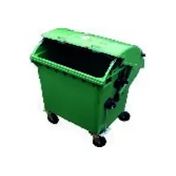 Müllcontainer Kunststoff 1,1 cbm Runddeckel anthra