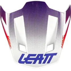 Leatt 8.5, Helmschirm - Weiß/Lila/Rot/Blau
