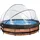 EXIT TOYS Wood Pool Set 360 x 76 cm inkl. Filterpumpe + Abdeckung
