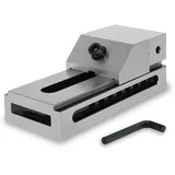 Eberth Präzisions-Niederzugschraubstock Backenbreite 100mm Spannweite 125mm