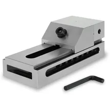 Eberth Präzisions-Niederzugschraubstock Backenbreite 100mm Spannweite 125mm