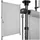 Tectake Klemmmarkise 108 x 310 cm grau Kunststoff