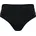 Bikini-Hosen Solid High Waist Briefs Schwarz 38