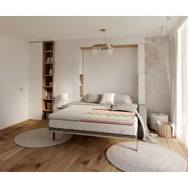 Fdm Topper 80x200 cm Matratzenauflage mit HR-Schaum Höhe 6 cm weiß