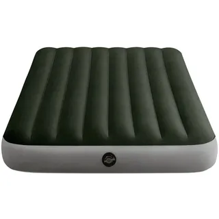 Intex Prestige Downy Doppelbettmatratze Mit Pumpe Und Fiber-tech-technologie - Green / Grey - 137 x 191 x 25 cm