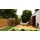 Andrewex Sichtschutzzaun Element Country 180 cm x 180 cm teak