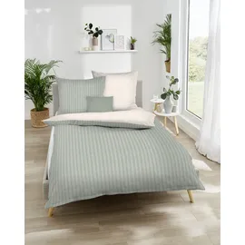 KAEPPEL Eternity Satin Khaki 135 x 200 cm + 80 x 80 cm