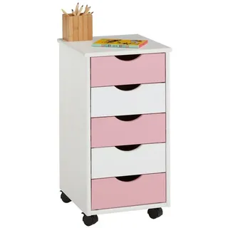 Idimex Lagos Rollcontainer 2118 x 0,0 x 0,0 rosa/weiß