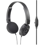 Renkforce RF-HS-130 On Ear Kopfhörer kabelgebunden Stereo Schwarz Lautstärkeregelung
