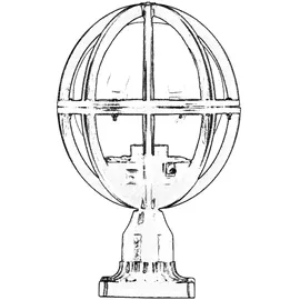 Wellhome Wandapplikation für den Außenbereich, in schwarz, 23x23x38cm WellHome Baikal