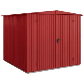 Hörmann Gerätehaus Berry Classic 2,59 x 2,48 m Rot