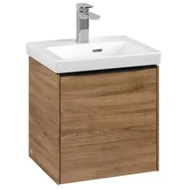 Villeroy & Boch Subway 3.0 Waschtischunterschrank C58201RH 42,3x42,9x37,75cm, Schanier rechts/Griff Volcano black,